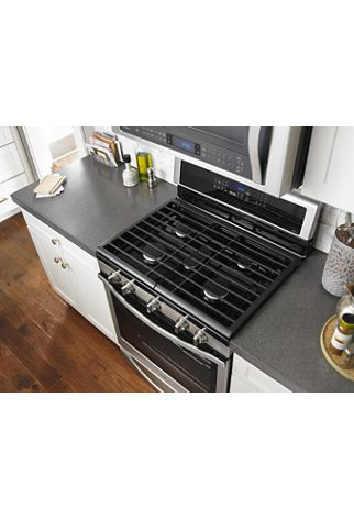 5.8 Cu. Ft. Freestanding Gas Range with Fingerprint-Resistant Stainless Steel