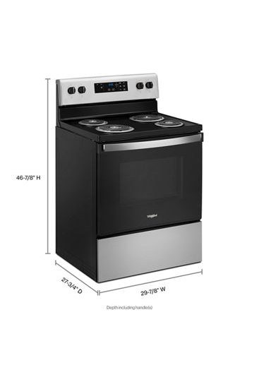 4.8cu. ft. Electric Range with Keep Warm setting