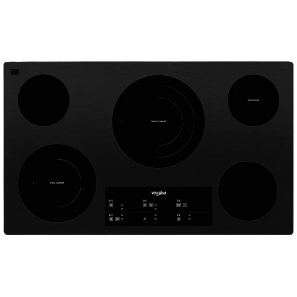 36-inch Electric Ceramic Glass Cooktop with Triple Radiant Element