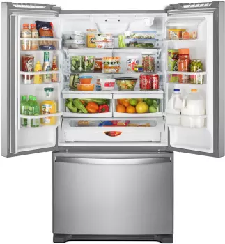 36-inch Wide French Door Refrigerator with Crisper Drawer - 25 cu. ft.