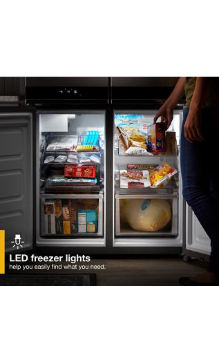 36-inch Wide Counter Depth 4 Door Refrigerator - 19.4 cu. ft.