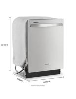 Quiet Dishwasher with Boost Cycle and Extended Soak Cycle