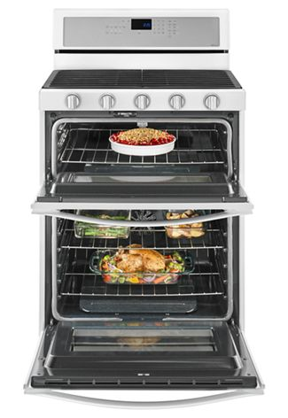 6.0 Cu. Ft. Gas Double Oven Range with EZ-2-Lift™ Hinged Grates