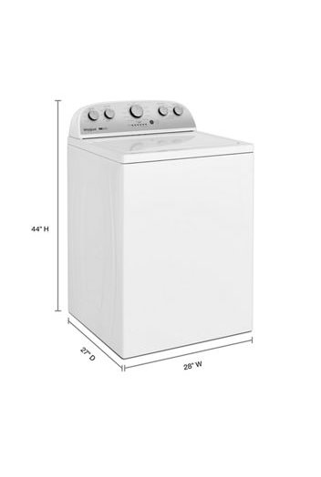 3.8–3.9 Cu. Ft. Whirlpool® Top Load Washer with Removable Agitator