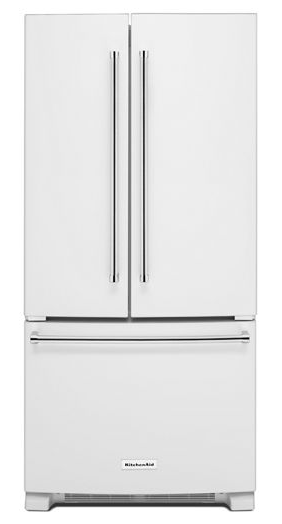 22 cu. Ft. 33-Inch Width Standard Depth French Door Refrigerator with Interior Dispense and PrintShield™ Finish