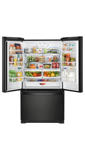 33-inch Wide French Door Refrigerator - 22 cu. ft.