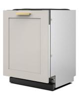 39 dBA Panel-Ready Flush-to-cabinet Dishwasher with FreeFlex™ Fit Third Level Rack