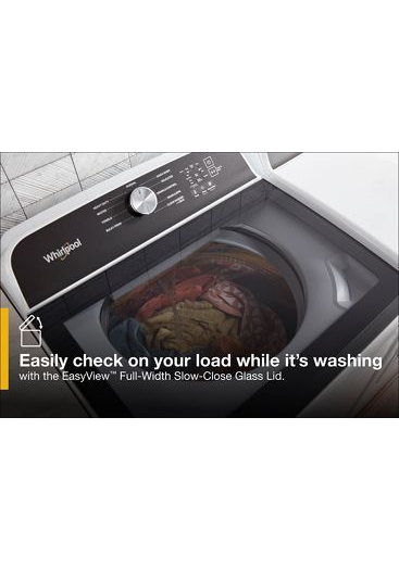 5.3 Cu. Ft. Large Capacity Top Load Washer