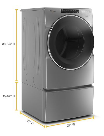 7.4 cu. ft. Front Load Electric Dryer with Steam Cycles