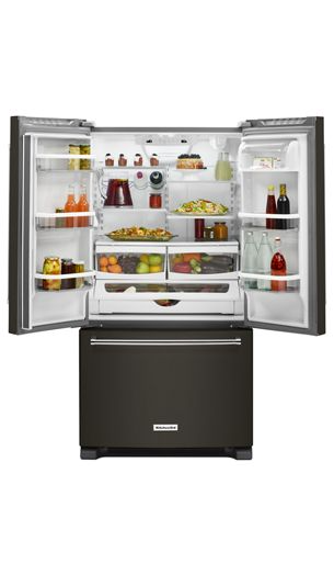 20 cu. ft. 36-Inch Width Counter-Depth French Door Refrigerator with Interior Dispensev