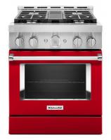 KitchenAid® 30'' Smart Commercial-Style Gas Range with 4 Burners