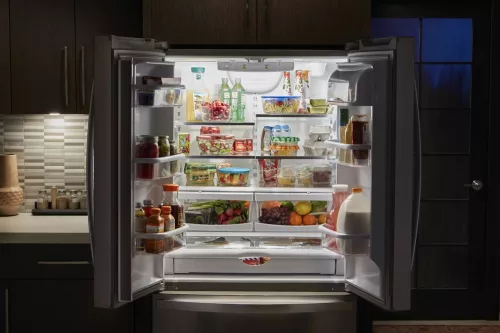 36-inch Wide French Door Refrigerator with Crisper Drawer - 25 cu. ft.