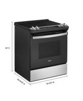 4.8 Cu. Ft. Whirlpool® Electric Range with Frozen Bake™ Technology.
