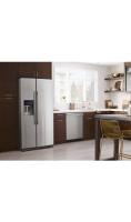 36-inch Wide Contemporary Handle Counter Depth Side-by-Side Refrigerator - 21 cu. ft.