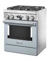 KitchenAid® 30'' Smart Commercial-Style Dual Fuel Range with 4 Burners