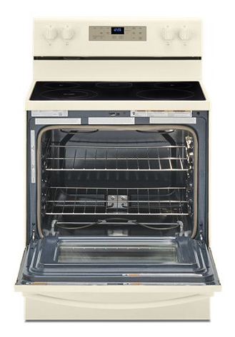 5.3 cu. ft. Whirlpool® electric range with Frozen Bake™ technology.