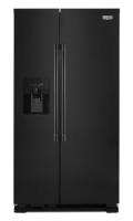 36-Inch Wide Side-by-Side Refrigerator with Exterior Ice and Water Dispenser - 25 Cu. Ft.