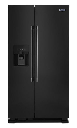 36-Inch Wide Side-by-Side Refrigerator with Exterior Ice and Water Dispenser - 25 Cu. Ft.