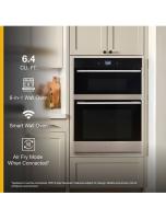 6.4 Total Cu. Ft. Combo Wall Oven with Air Fry When Connected.