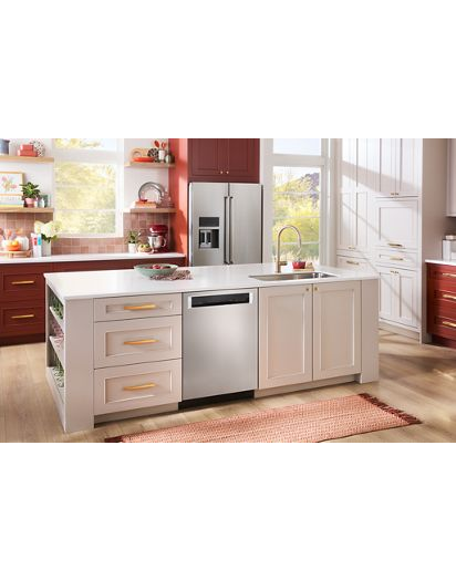 44 dBA Dishwasher in PrintShield™ Finish with FreeFlex™ Third Rack.
