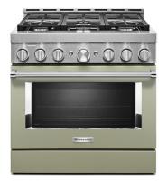 KitchenAid® 36'' Smart Commercial-Style Gas Range with 6 Burners