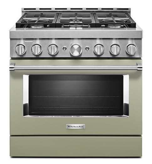 KitchenAid® 36'' Smart Commercial-Style Gas Range with 6 Burners