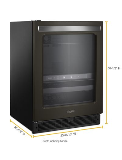 24-inch Wide Undercounter Beverage Center - 5.2 cu. ft.