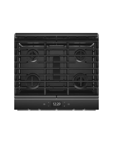 5.8 cu. ft. Smart Slide-in Gas Range with EZ-2-Lift™ Hinged Cast-Iron Grates