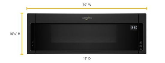 1.1 cu. ft. Low Profile Microwave Hood Combination