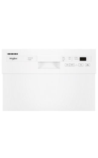 Small-Space Compact Dishwasher with Stainless Steel Tub.