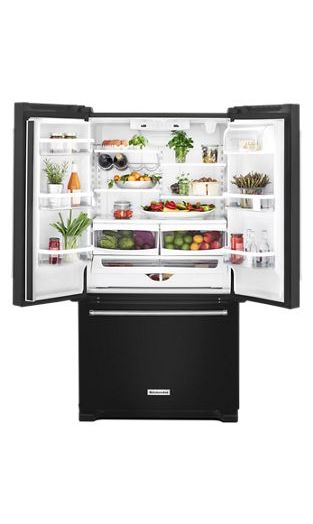 20 cu. ft. 36-Inch Width Counter-Depth French Door Refrigerator with Interior Dispensev
