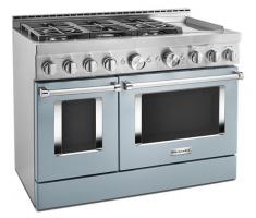  KitchenAid® 48'' Smart Commercial-Style Gas Range with Griddle