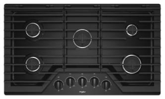 36-inch Gas Cooktop with EZ-2-Lift™ Hinged Cast-Iron Grates.