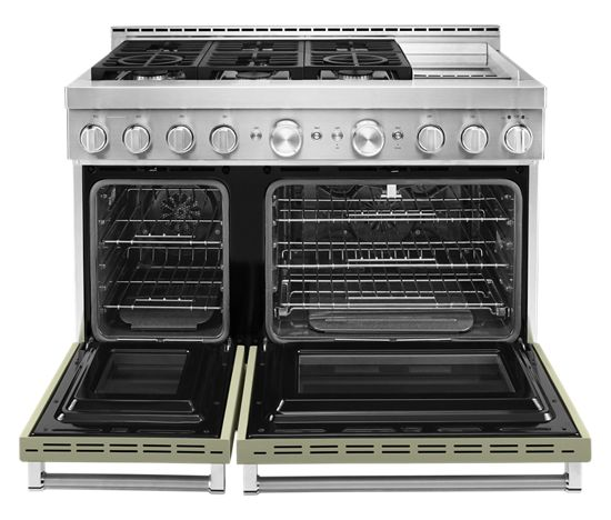 KitchenAid® 48'' Smart Commercial-Style Gas Range with Griddle