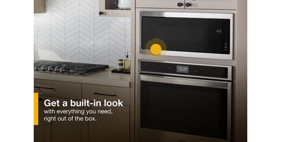1.1 cu. ft. Built-In Microwave with Slim Trim Kit - 14