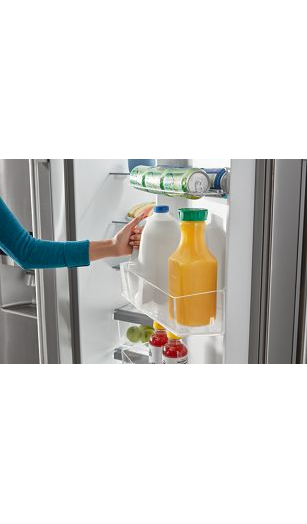 36-inch Wide Side-by-Side Refrigerator - 25 cu ft.