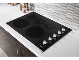 30-inch Electric Ceramic Glass Cooktop with Two Dual Radiant Elements