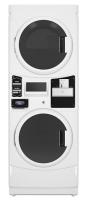 Commercial Gas Stack Washer/Dryer, Coin Drop Ready