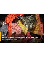 5.0 Cu. Ft. Front Load Washer with Quick Wash Cycle