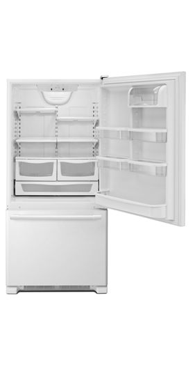 30-Inch Wide Bottom Mount Refrigerator - 19 Cu. Ft.
