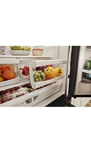 20 cu. ft. 36-Inch Width Counter-Depth French Door Refrigerator with Interior Dispensev