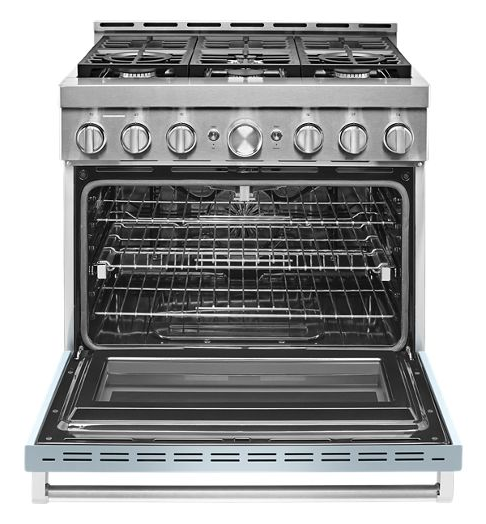 KitchenAid® 36'' Smart Commercial-Style Gas Range with 6 Burners