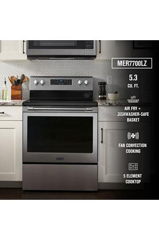 Electric Range with Air Fryer and Basket - 5.3 cu. ft.