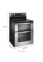 6.7 Cu. Ft. Electric Double Oven Range with True Convection