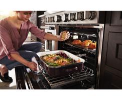 KitchenAid® 48'' Smart Commercial-Style Dual Fuel Range with Griddle