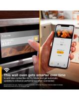 6.4 cu. ft. Smart Combination Convection Wall Oven with Air Fry, when Connected