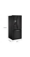 30-inch Wide French Door Refrigerator - 20 cu. ft