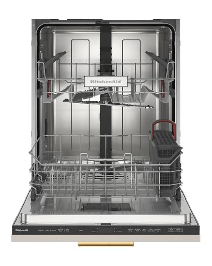 44 dBA Panel-Ready Two-Rack Flush Dishwasher with Door-Open Dry System