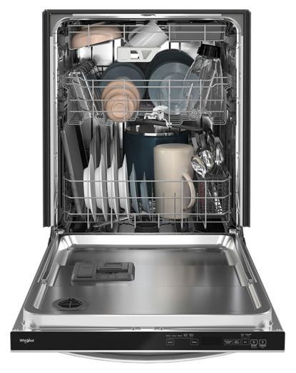 Fingerprint Resistant Dishwasher with 3rd Rack & Large Capacity