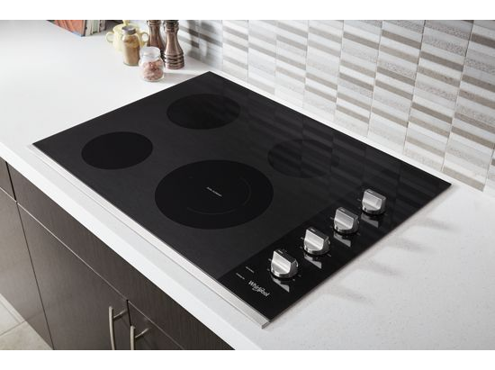 30-inch Electric Ceramic Glass Cooktop with Dual Radiant Element